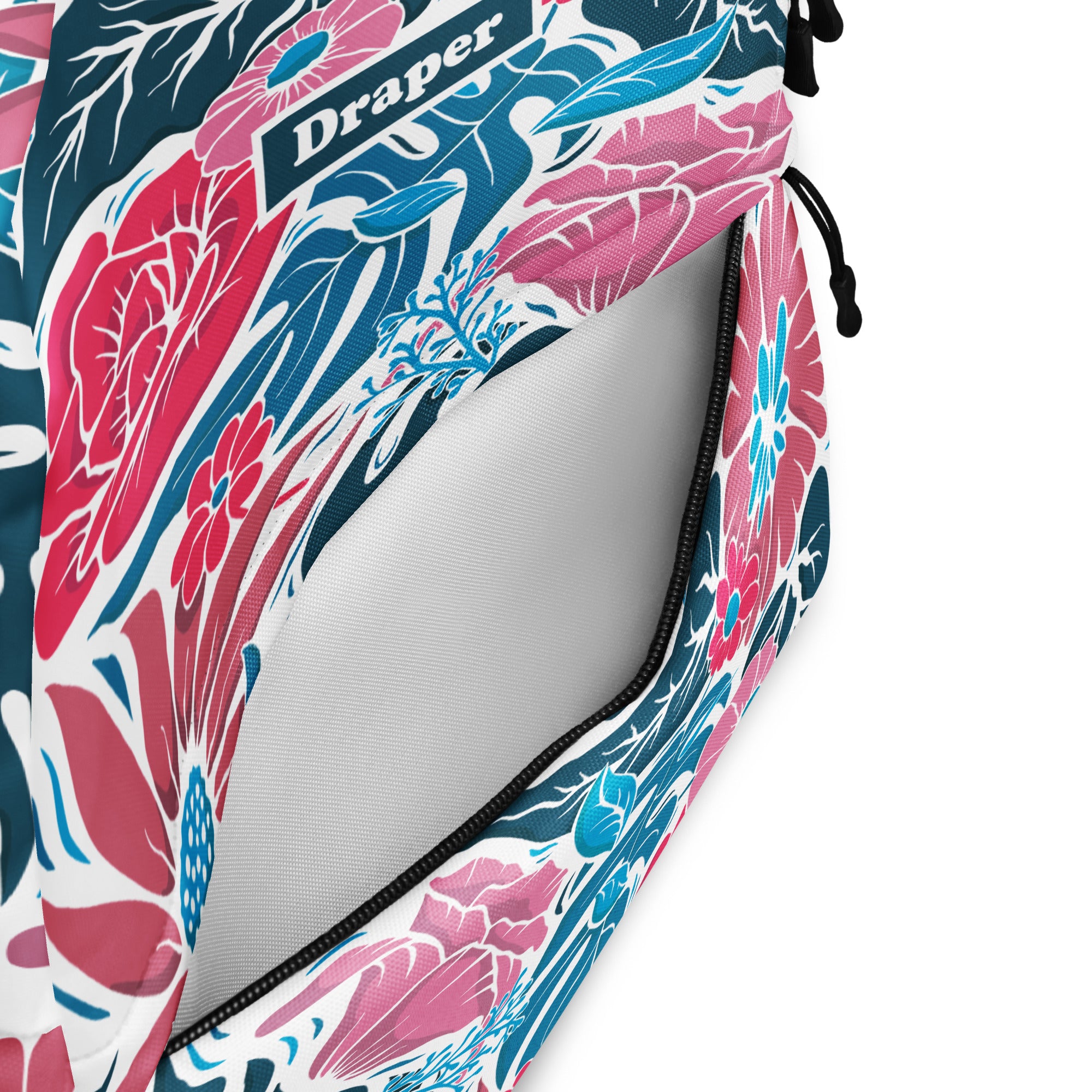 Draper Floral Backpack White