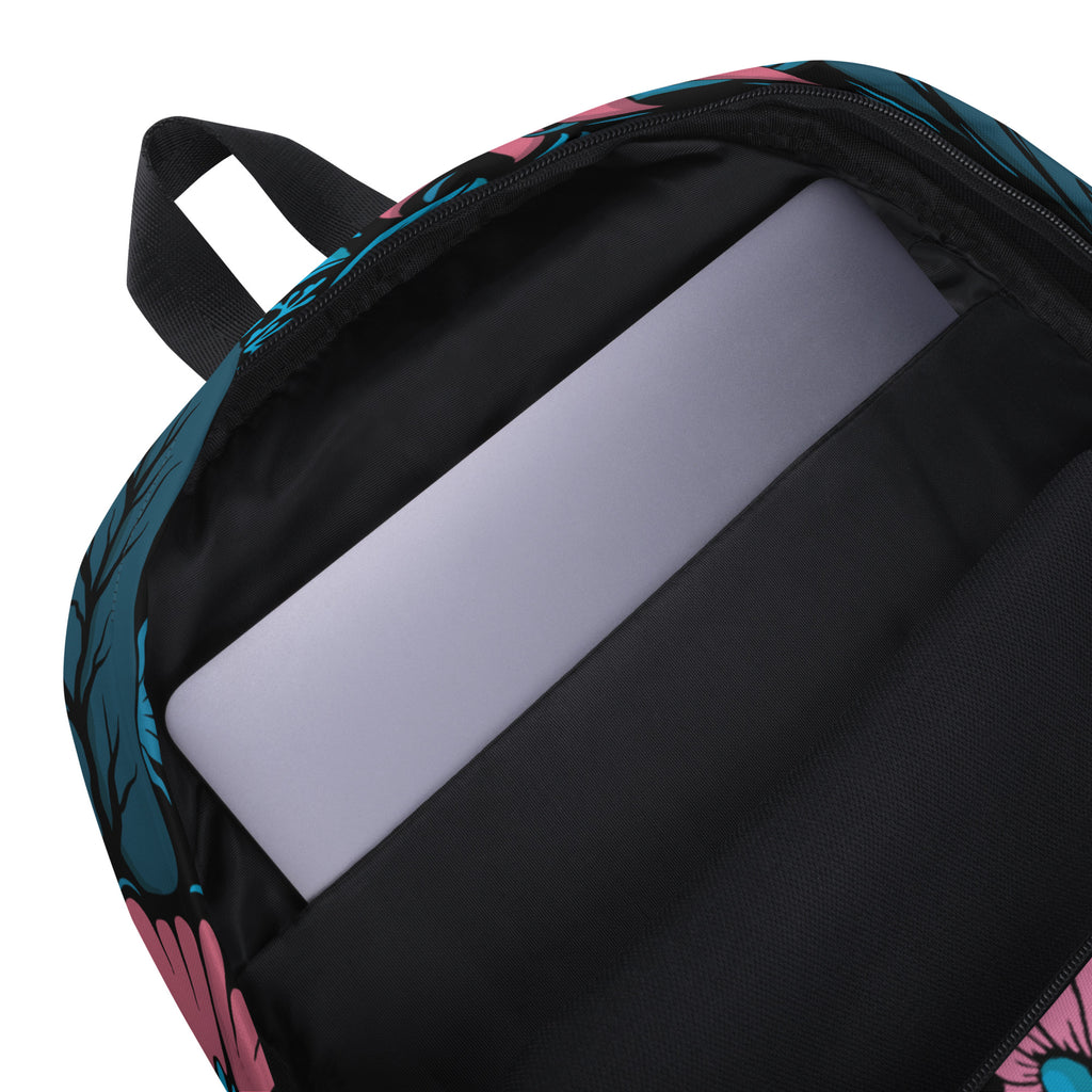Draper Floral Backpack Black