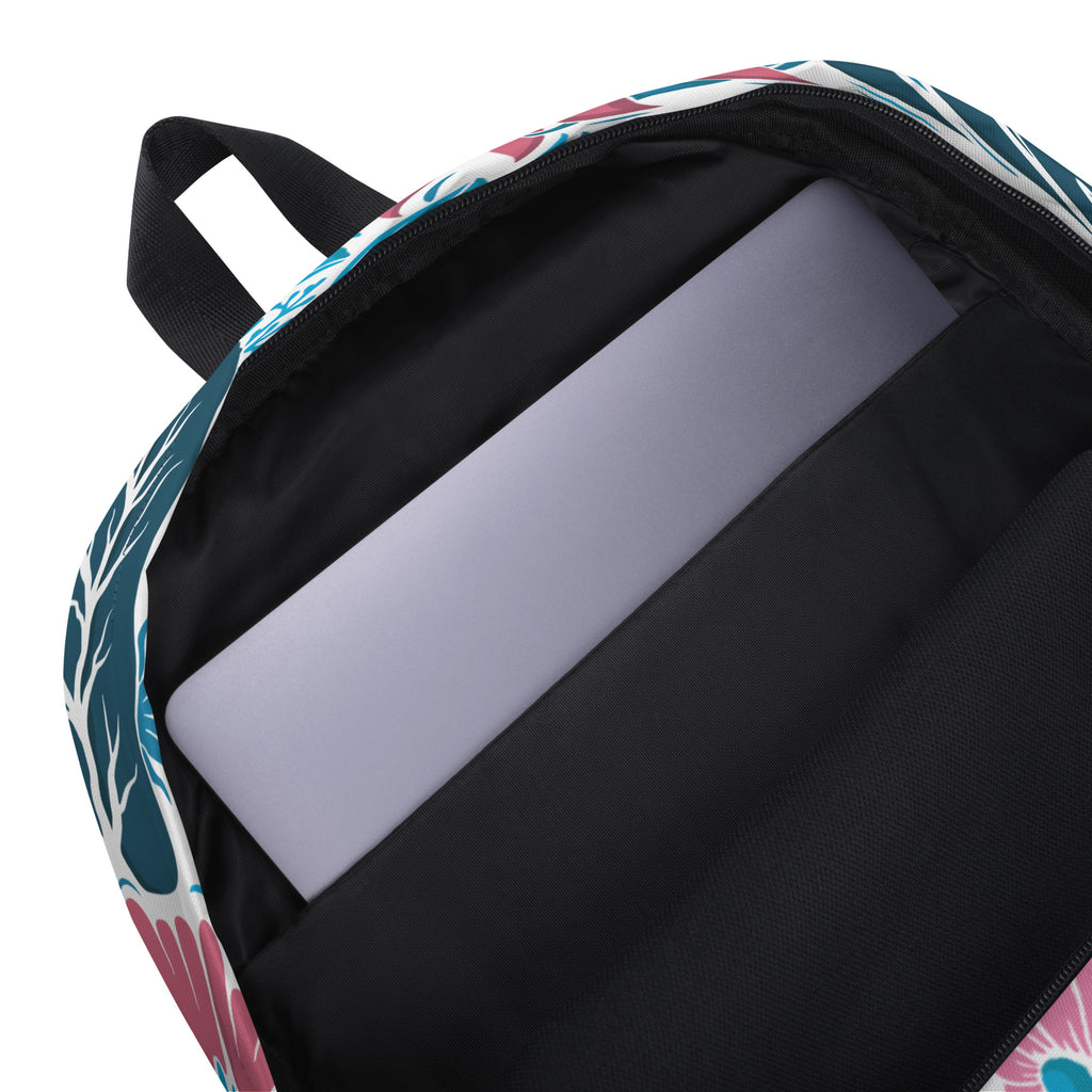 Draper Floral Backpack White