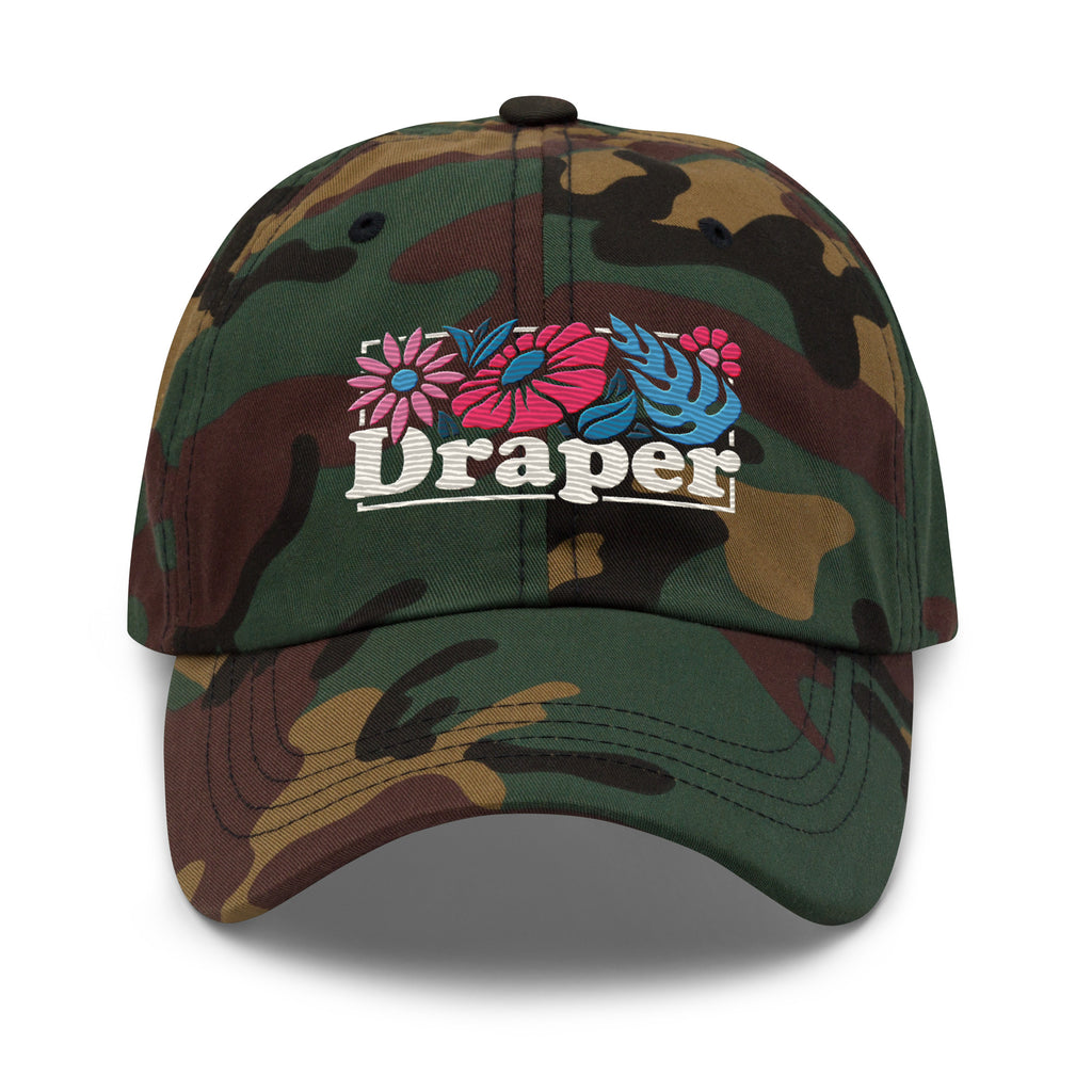 Draper Floral Embroidered Cap