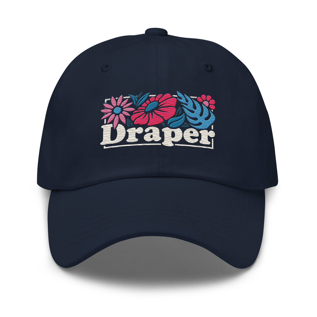 Draper Floral Embroidered Cap