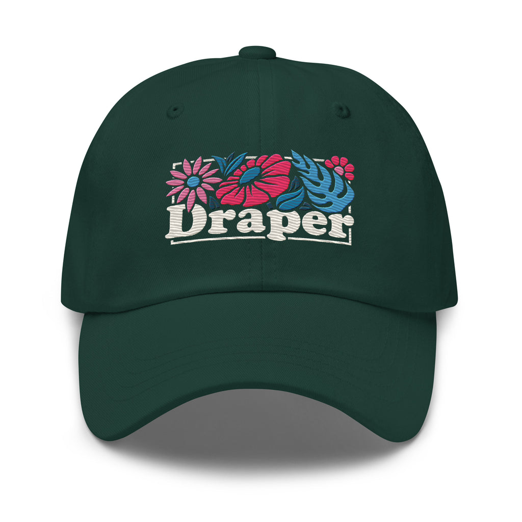 Draper Floral Embroidered Cap