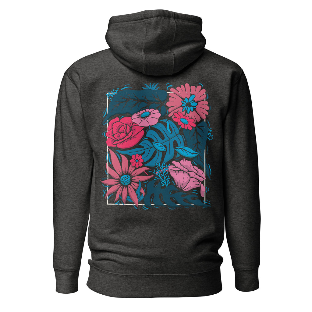 Draper Floral Hoodie Dark