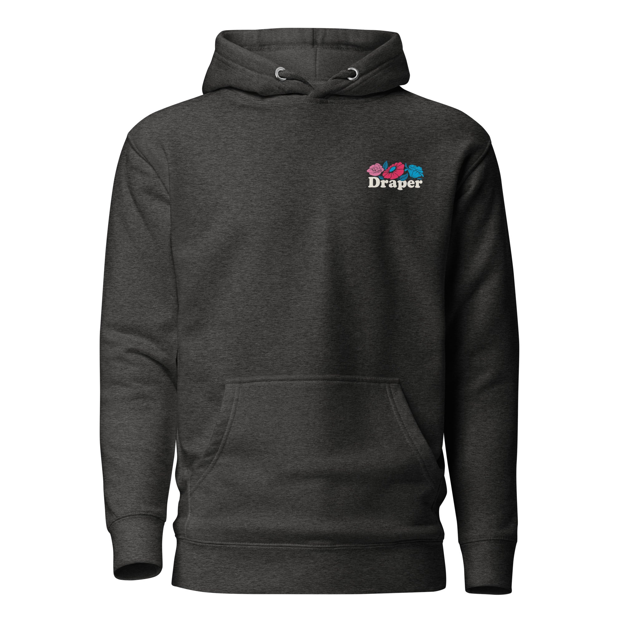 Draper Floral Hoodie Dark