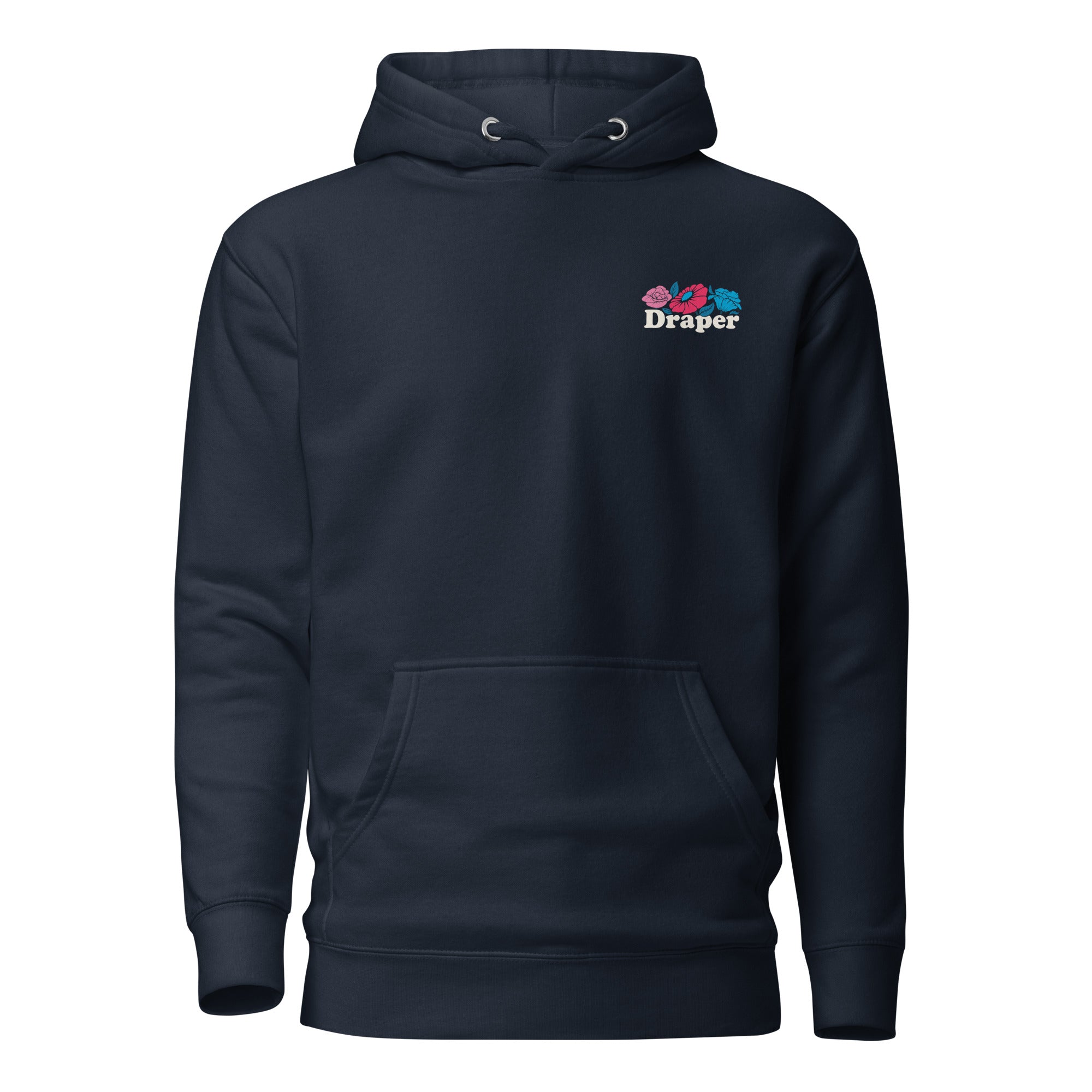 Draper Floral Hoodie Dark