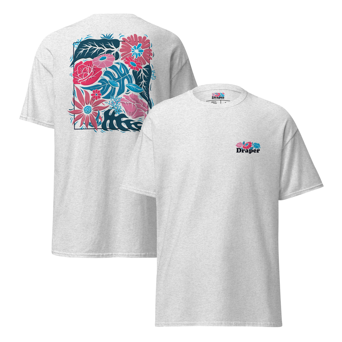 Draper Floral Classic Tee Light