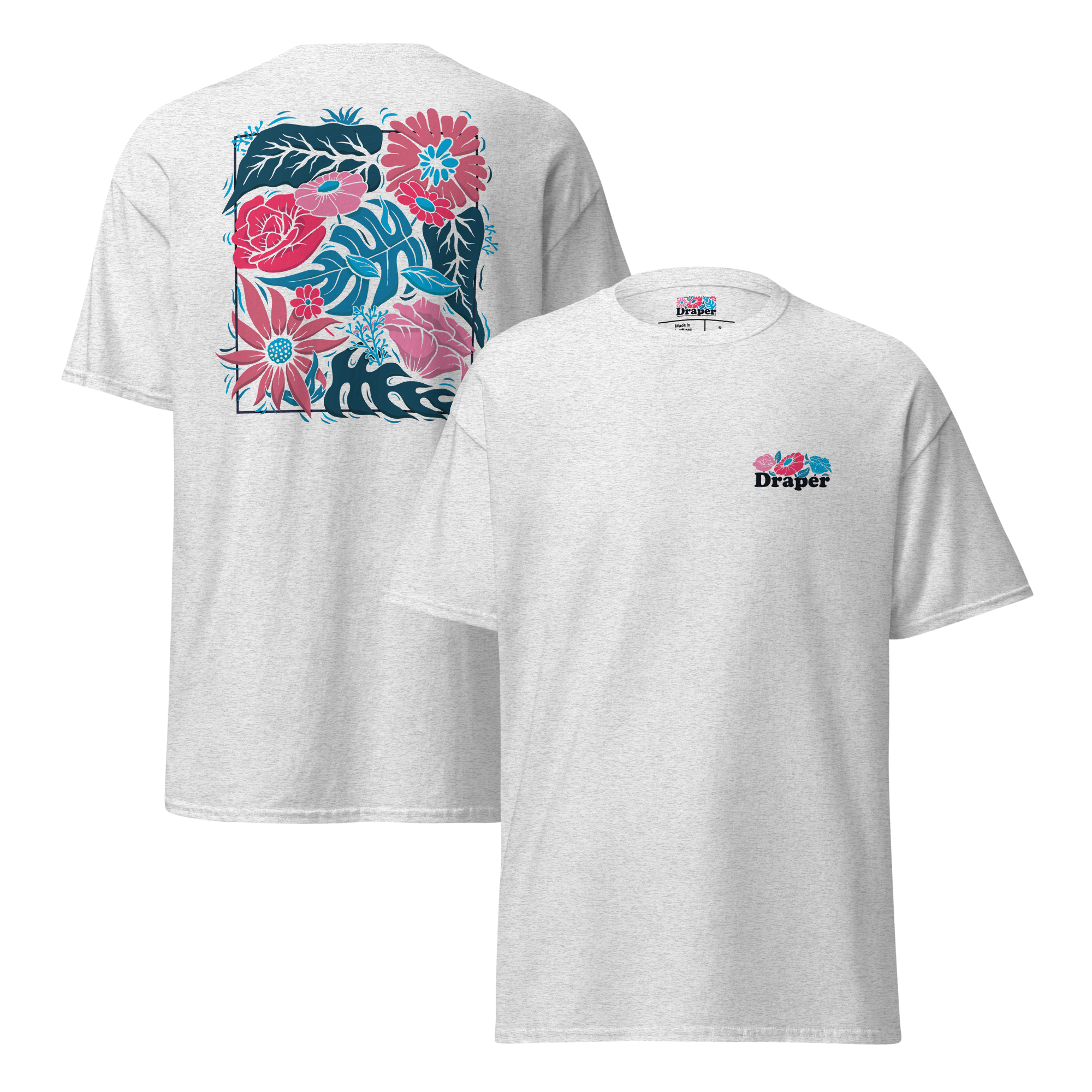 Draper Floral Classic Tee Light