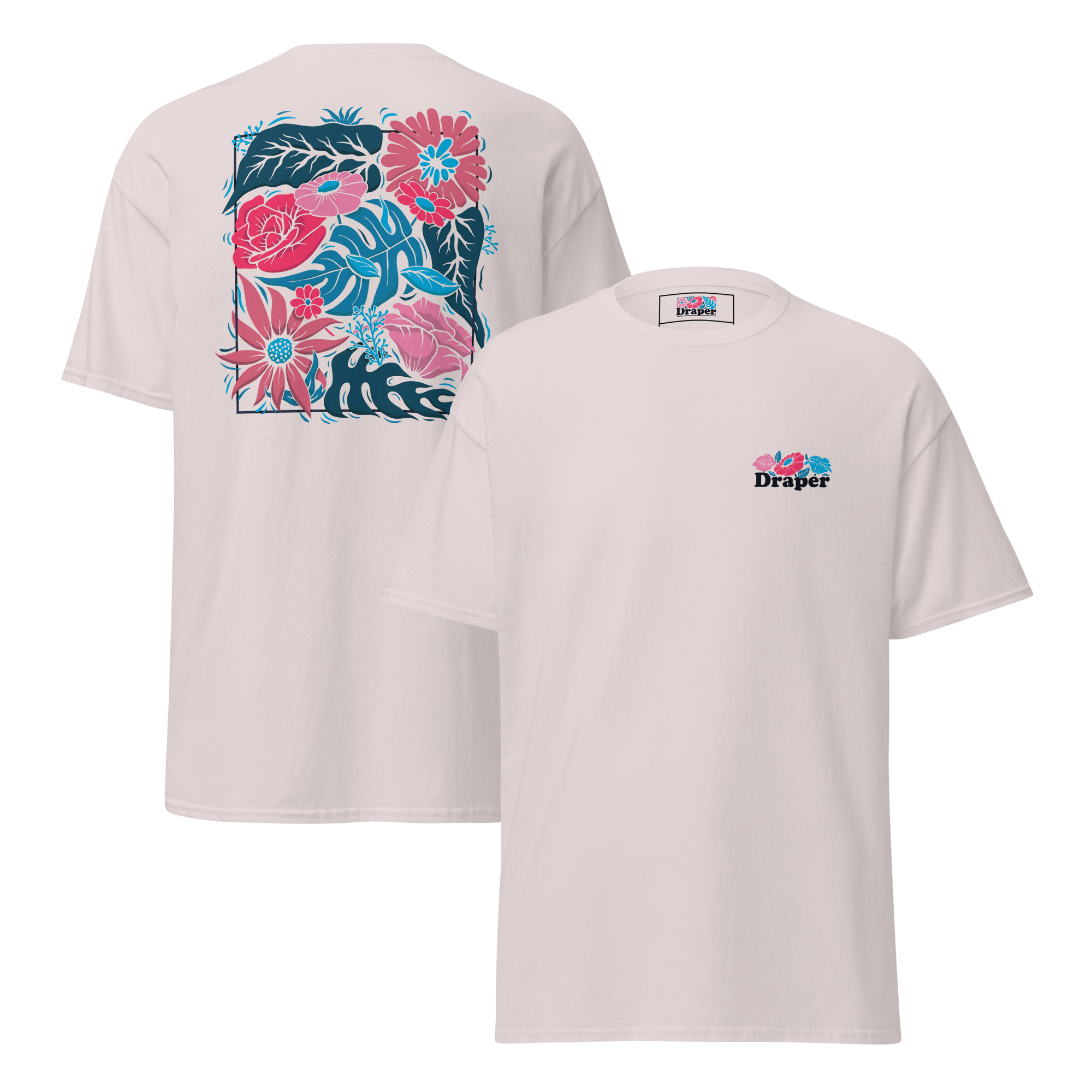 Draper Floral Classic Tee Light