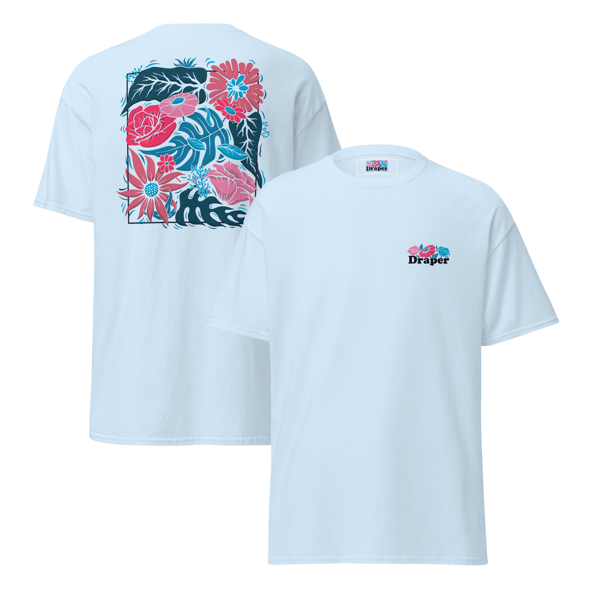 Draper Floral Classic Tee Light
