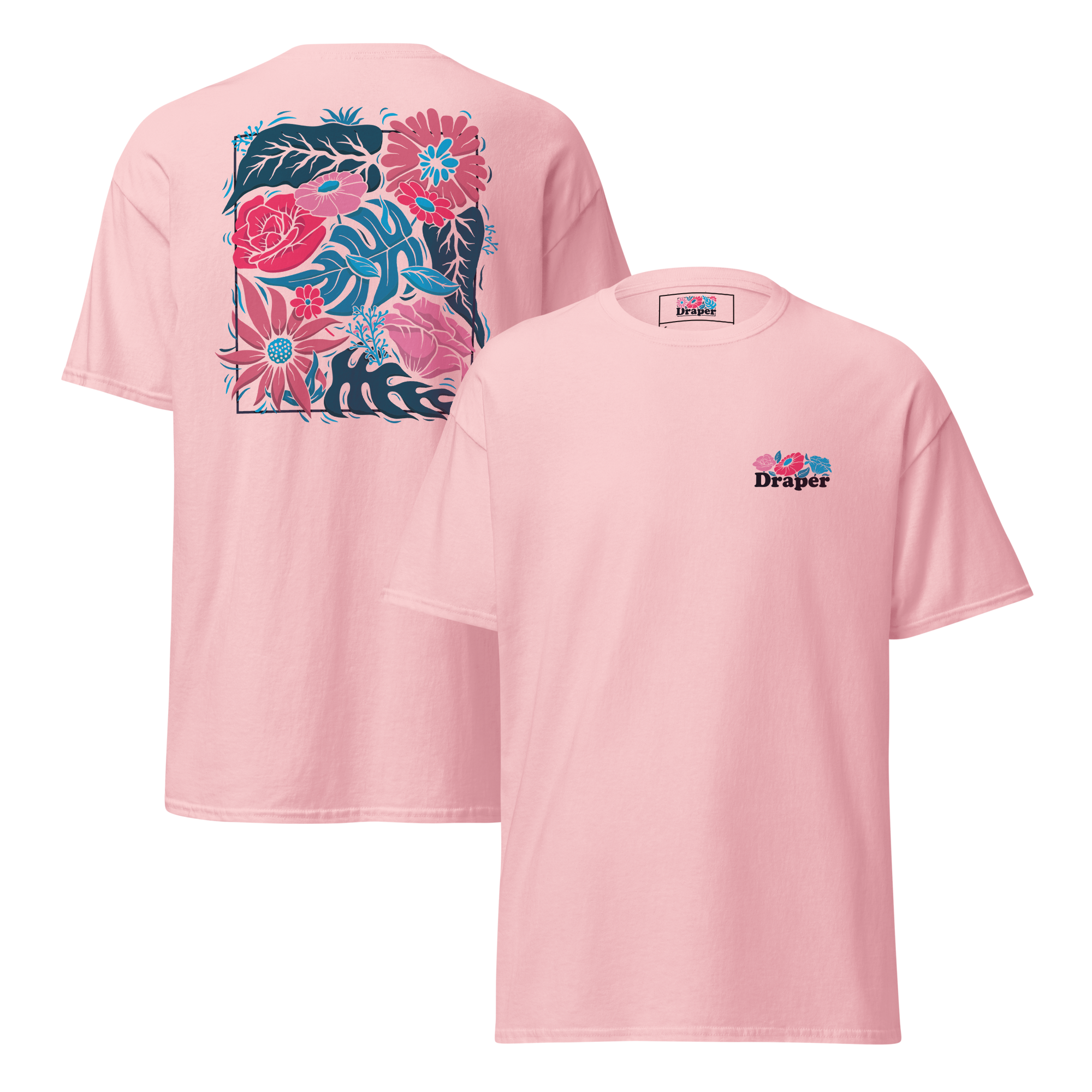 Draper Floral Classic Tee Light