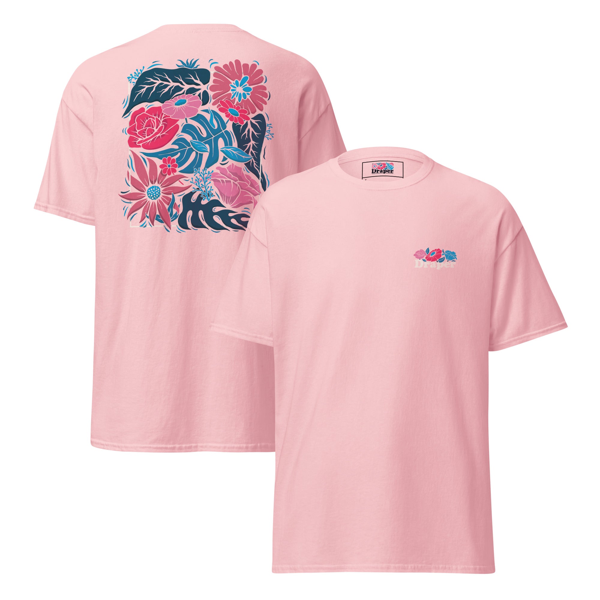 Draper Floral Classic Tee Dark