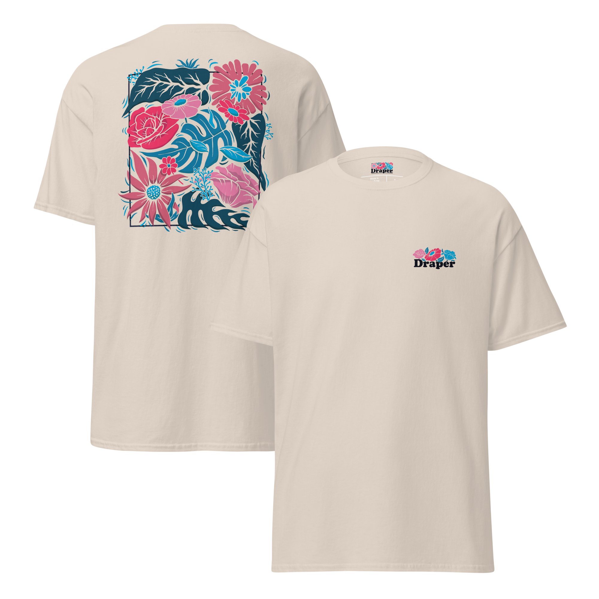 Draper Floral Classic Tee Light