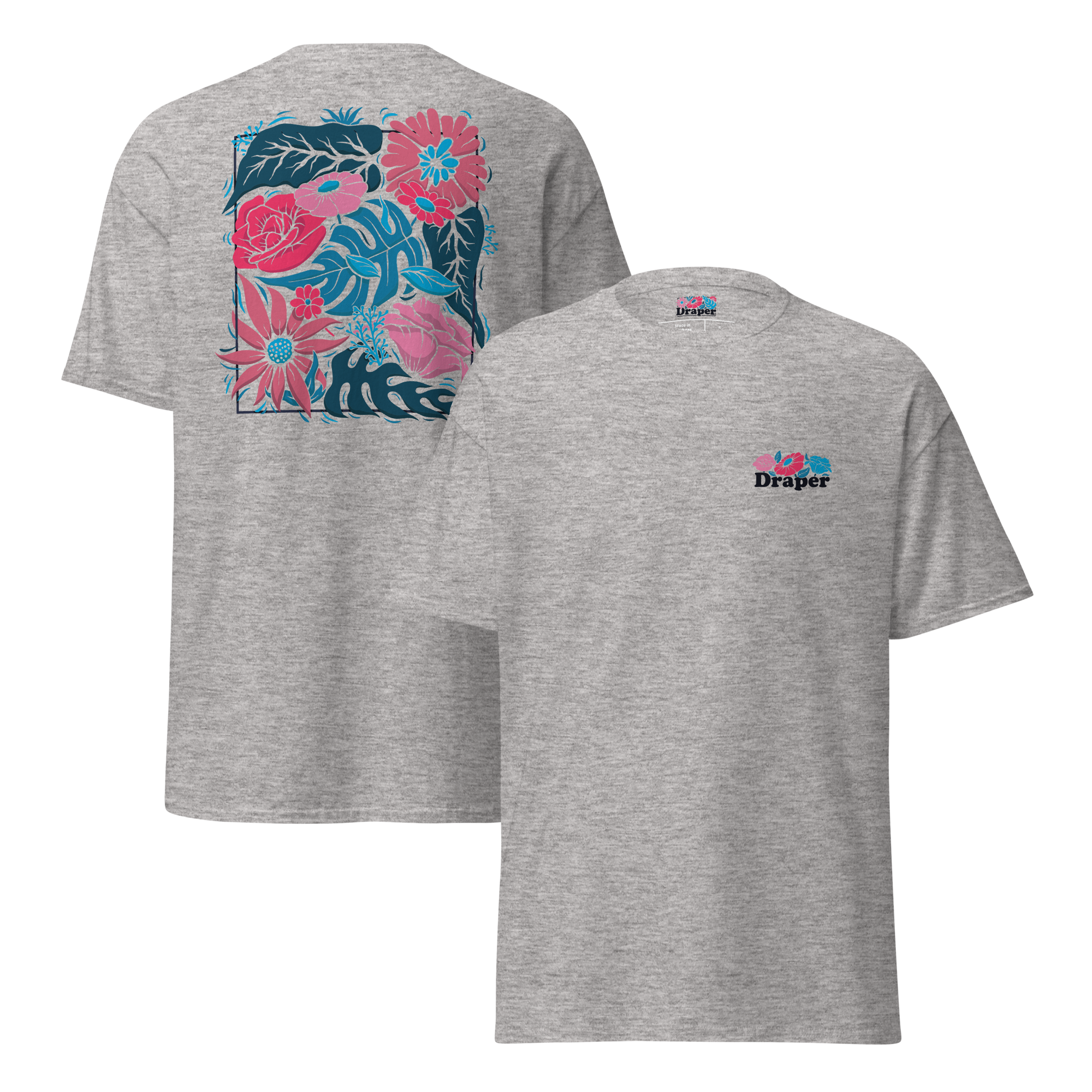 Draper Floral Classic Tee Light