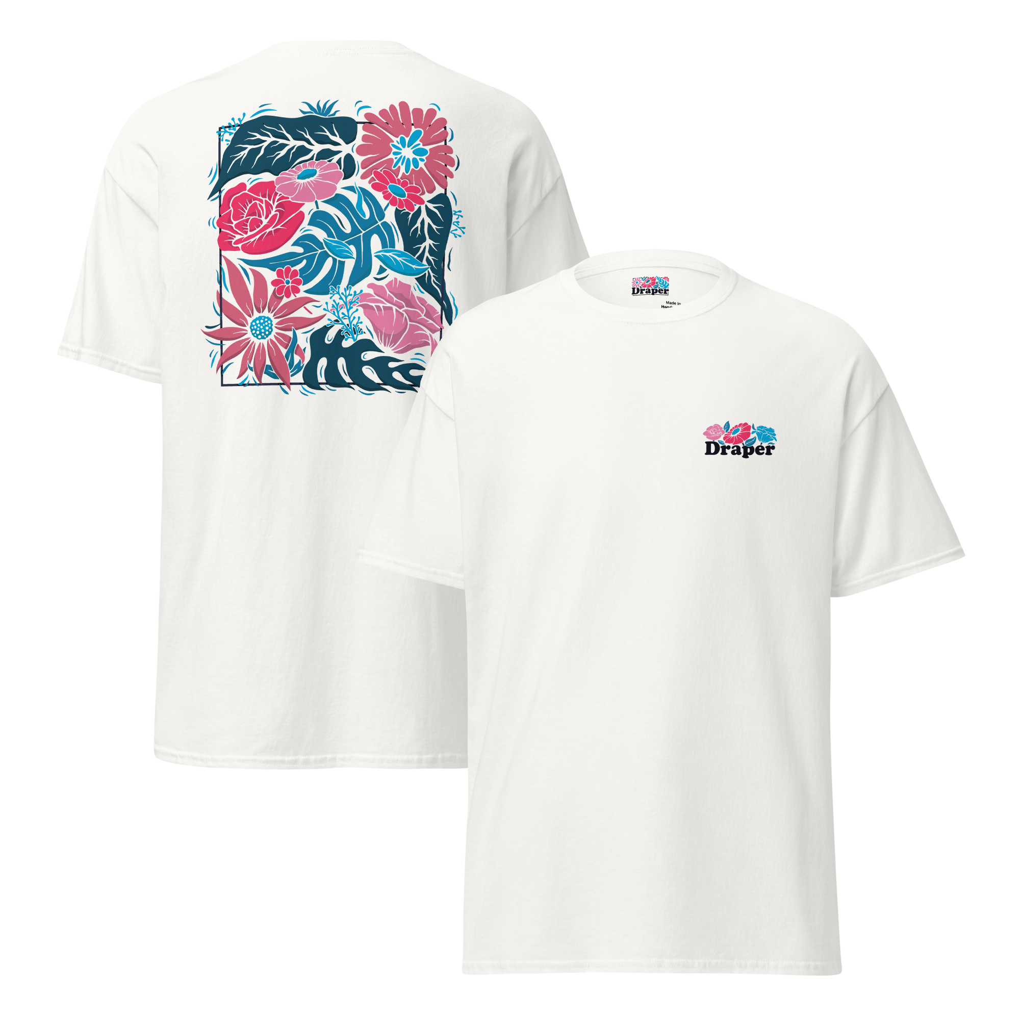 Draper Floral Classic Tee Light