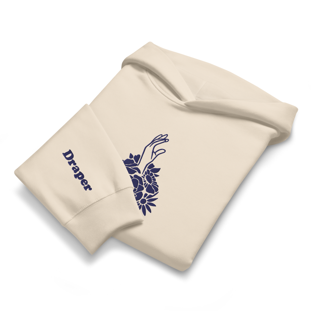 Draper Drowning Oversized Embroidered Hoodie