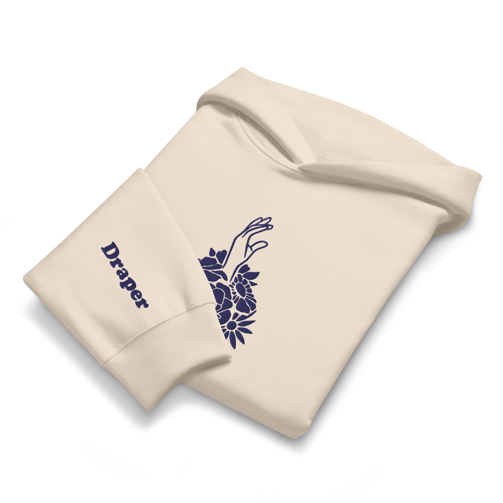 Draper Drowning Oversized Embroidered Hoodie