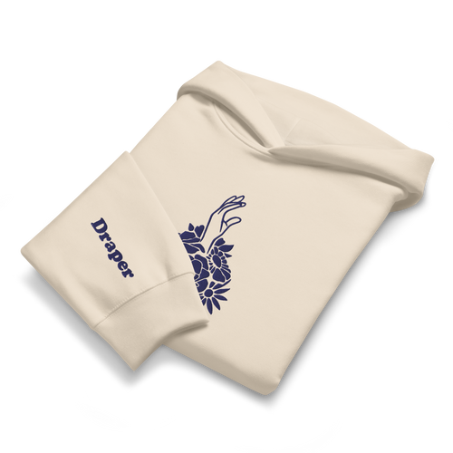 Draper Drowning Oversized Embroidered Hoodie